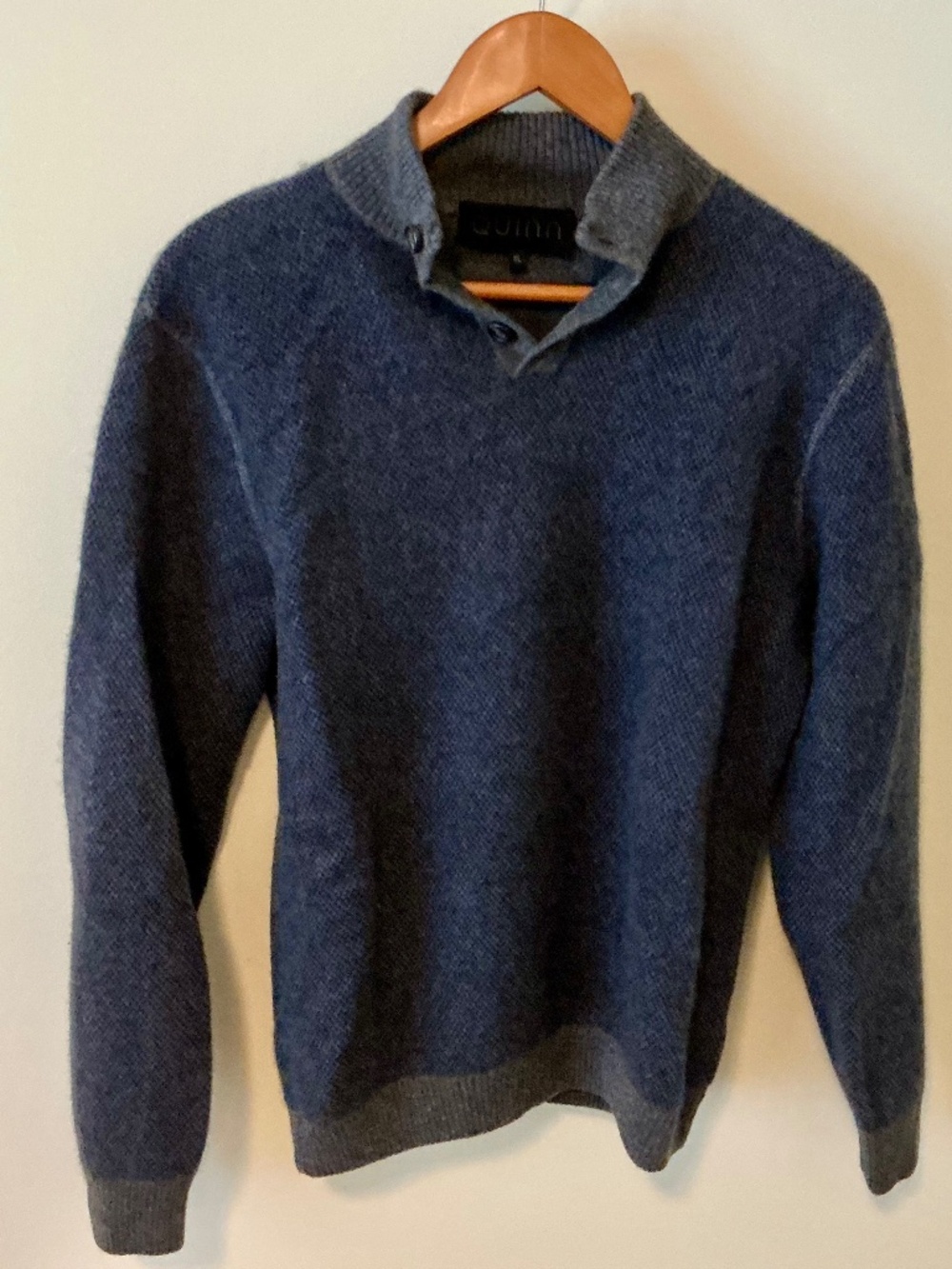 100% Cashmere 3 Button Quince Sweater